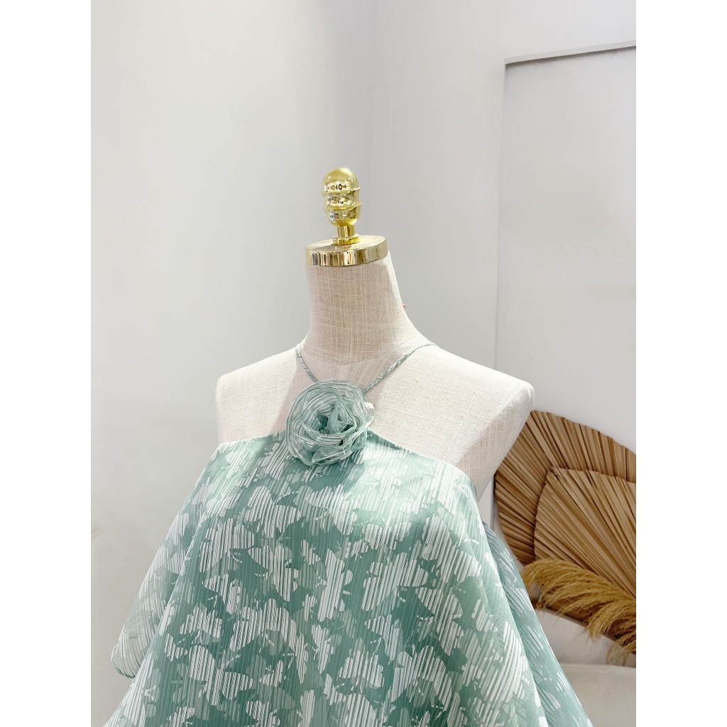 TIELA Set áo và chân váy tơ hồ điệp - Davika Set