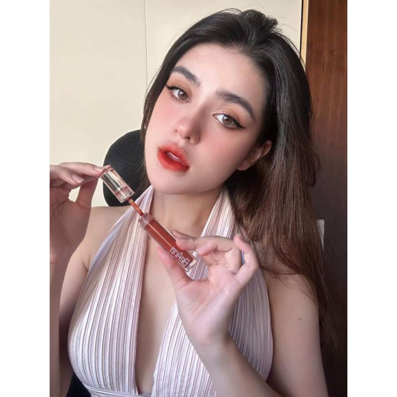 Son màu cam cháy, cam đất, cam nâu Beana Shapphiare vellvet lips không hóa chất, lành tính, mềm mịn lâu trôi