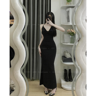 Đầm Yếm Maxi Cổ Đổ Sang Trọng D271