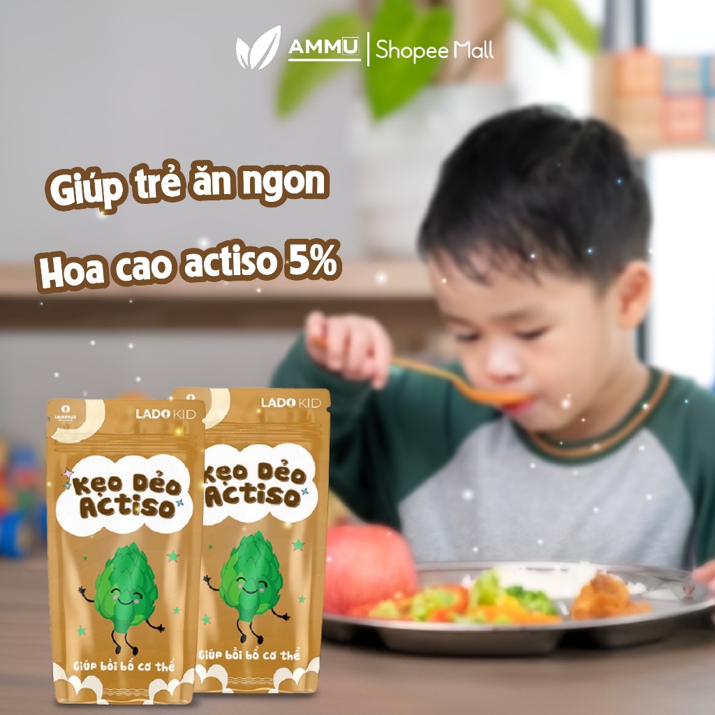 LADO KID KẸO DẺO ACTISÔ TÚI ZIP 40G