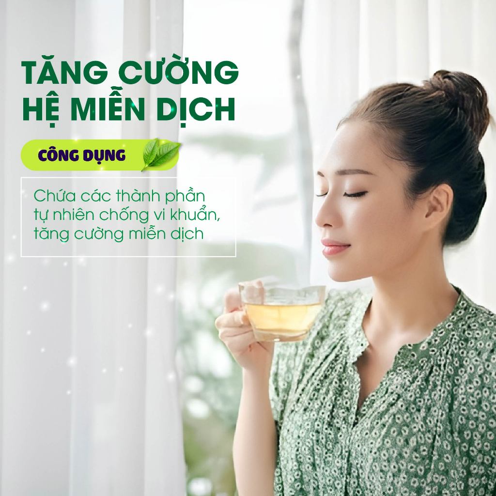 Trà Gừng Sả Lado Tea Ladophar Hộp 20 Túi Lọc - giúp giữ ấm cơ thể