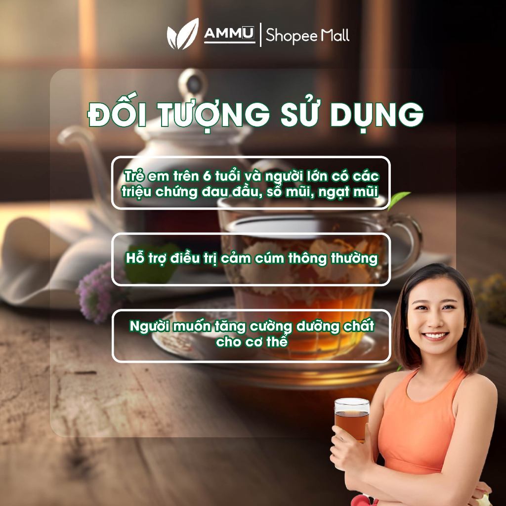 Trà Gừng Sả Lado Tea Ladophar Hộp 20 Túi Lọc - giúp giữ ấm cơ thể