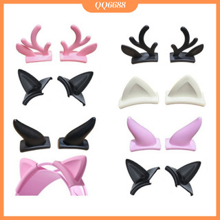 Phụ kiện tai mèo gắn tai nghe gaming cute, trang trí tai nghe siêu dễ thương