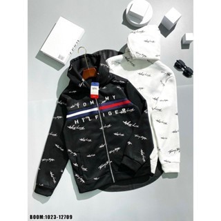 Áo hoodie zip Tommy thêu vạch thân hot trend Nam nữ New 2023. Hoodie Nỉ dày dặn Tommy Hot 2023