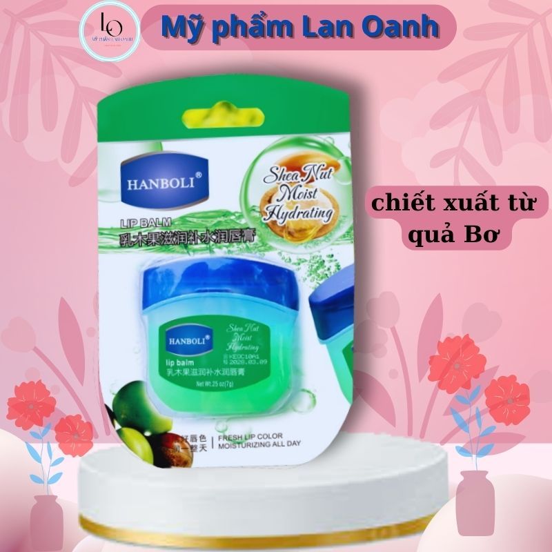 Sáp dưỡng môi không màu HABOLI lip blam 7g dưỡng ẩm chống thâm mềm mọng môi chính hãng