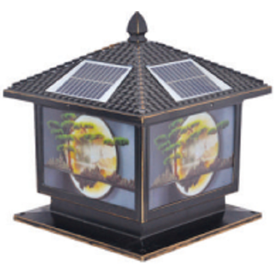Đèn trụ cổng năng lượng-300