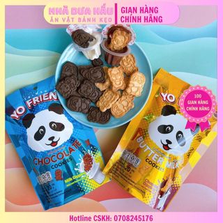 Bánh qui Gấu chấm kem YO FRIEND Thái Lan gói 20gam