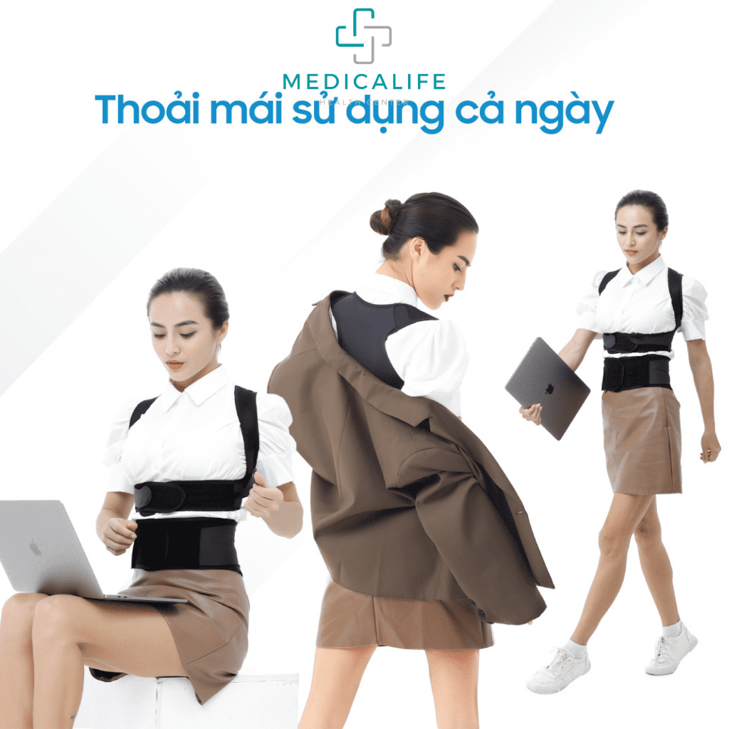 Đai chống gù lưng Bonbone Nhật Bản - PITA SAPO POSTURE phù hợp cho trẻ em và người lớn