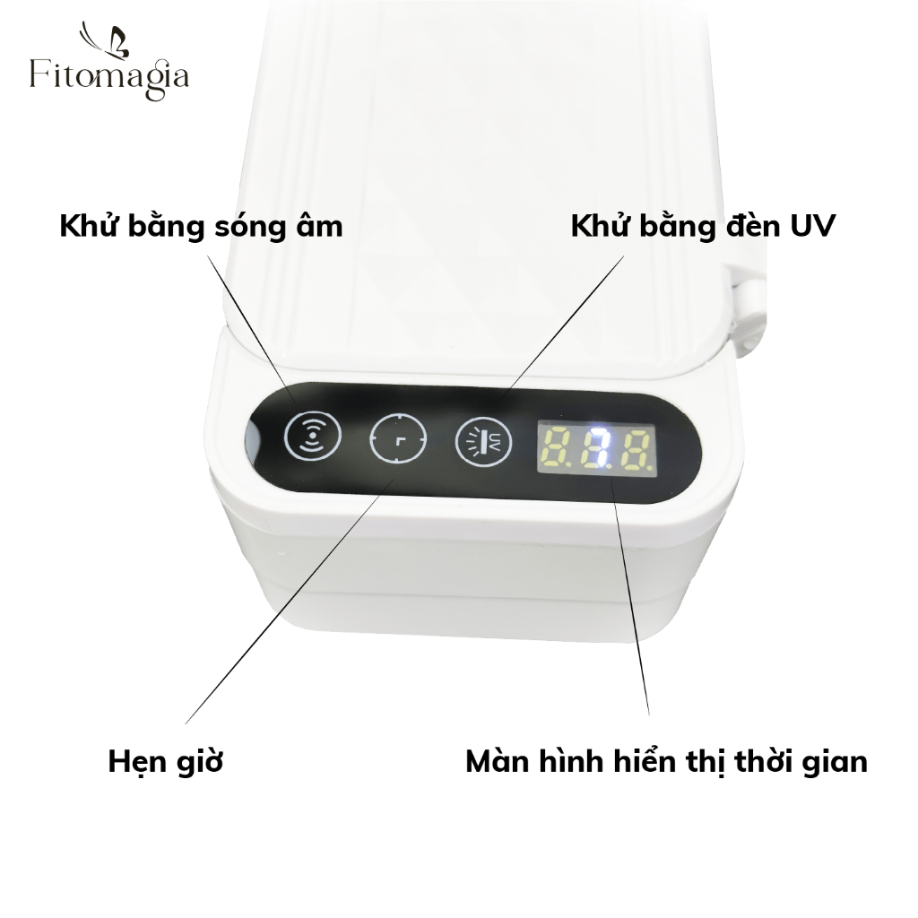Máy Tiệt Trùng Tia UV YT-90  - Máy Vệ sinh Dụng Cụ Nail Bằng Sóng Siêu Âm và Tia UV
