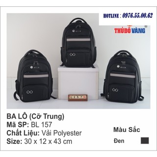 Balo cỡ trung THỦ ĐÔ VÀNG chính hãng, balo học sinh, balo du lịch, balo cao cấp