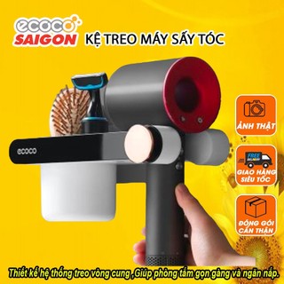 Kệ treo máy sấy tóc dán tường Dyson, kệ để đồ nhà tắm Ecoco E2208