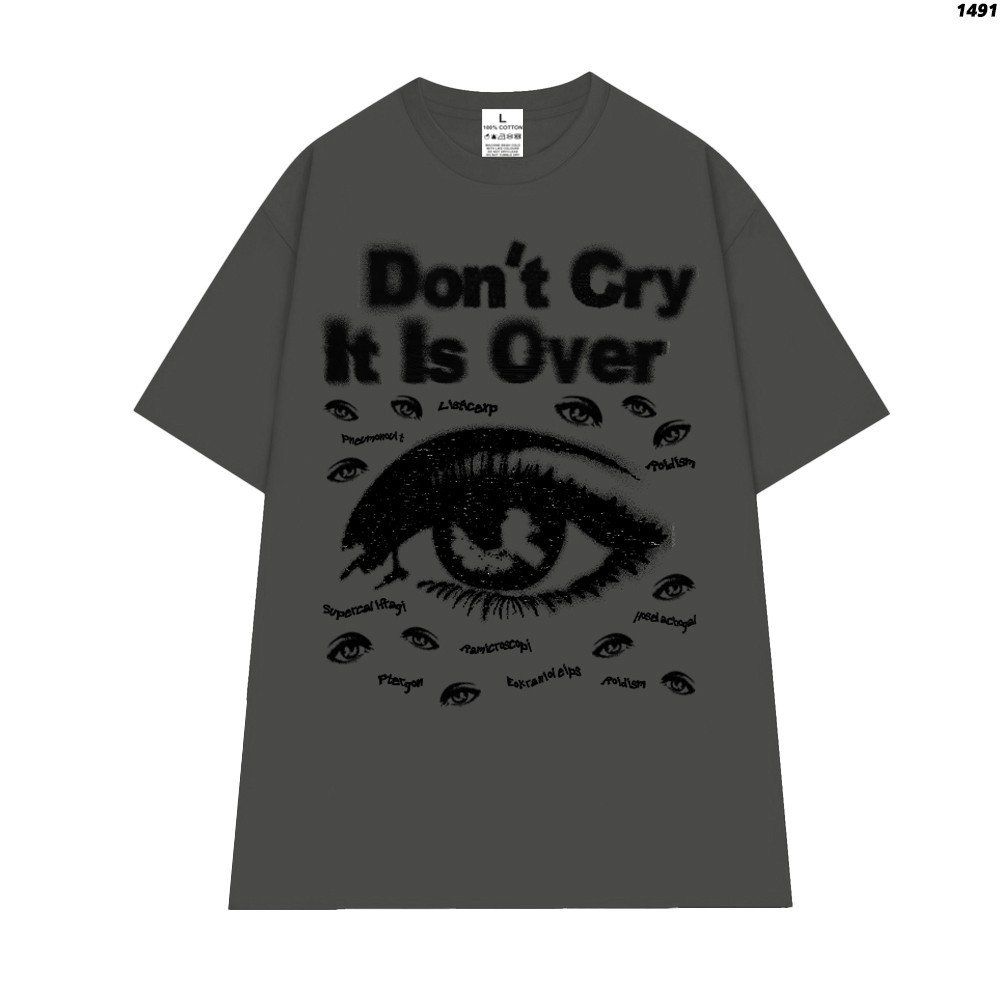 Áo Phông Form Rộng WEED EVERYDAY Cotton 100 Eyes Don't Cry 1491 Tay Lỡ Unisex