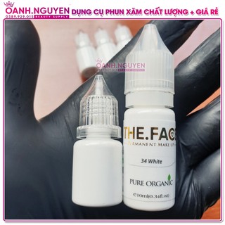 Mực Trắng Hữu Cơ THE.FACE - Công Thức Đức, Siêu Bám, Tự Nhiên, Không Trổ, Bền 3-5 Năm