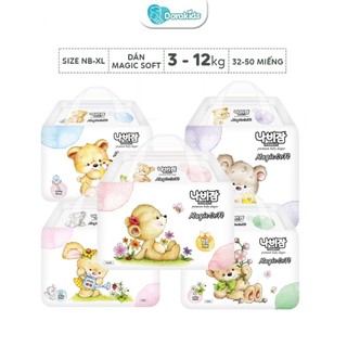 Tã/Bỉm Dán Nabizam Magic Soft nội địa Hàn size NB50/S44/M40/L36/XL32 siêu mỏng, siêu mềm, siêu thấm hút