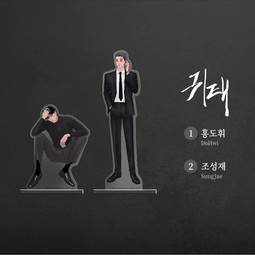 Mô hình Standee Manhwa BL Payback Honey Trouble Low Tide in Twilight Uncanny Charm Haunted by Desire Dawn of the Dragon