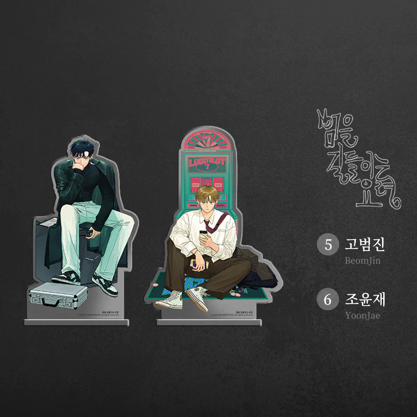 Mô hình Standee Manhwa BL Payback Honey Trouble Low Tide in Twilight Uncanny Charm Haunted by Desire Dawn of the Dragon