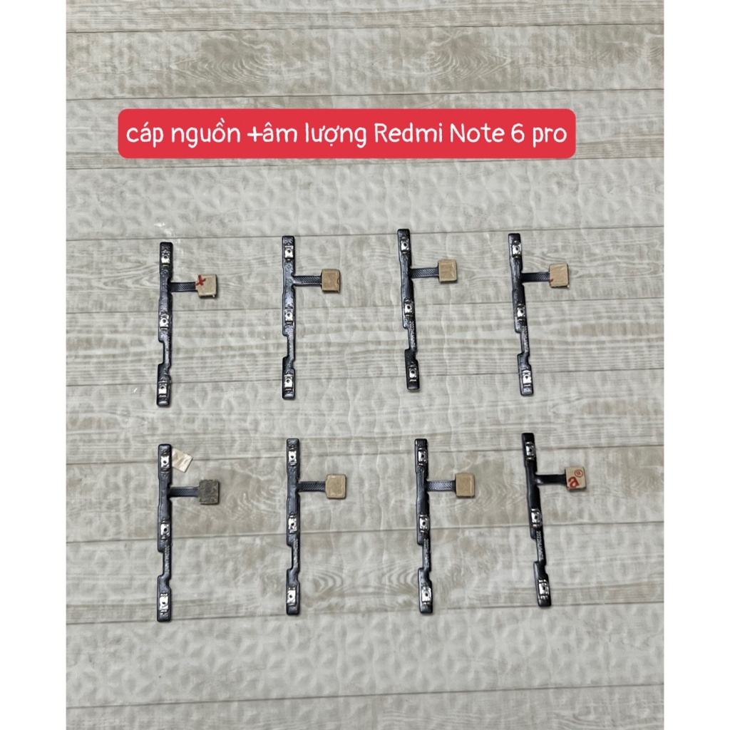 Cáp nguồn +Volum Redmi Note 6 pro Xiaomi