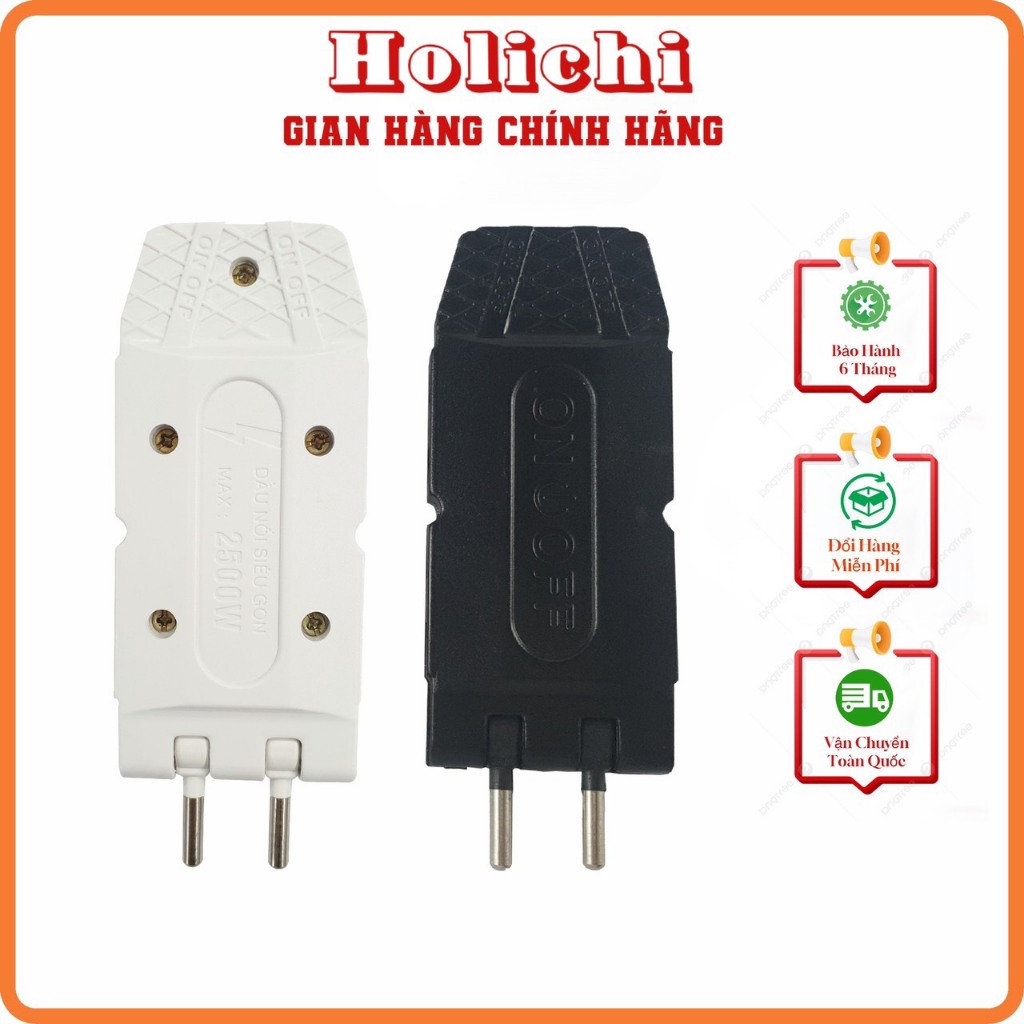 Phích cắm đầu nối chia thông minh kenno 1 ra 5 lỗ cắm chiu tải cao siêu bền 2500w