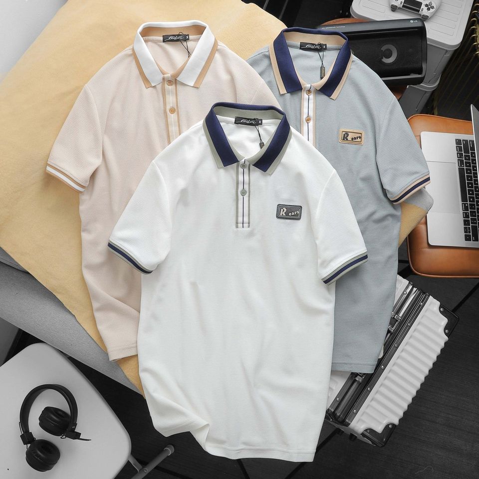 Áo polo nam Rears cao cấp, Thun cá sấu cotton lục giác thoáng mát  | Sgimstudio