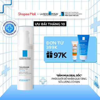 Sữa dưỡng giúp làm dịu tức thì & bảo vệ cho da quá nhạy cảm La Roche-Posay Toleriane Sensitive Fluide 40ml