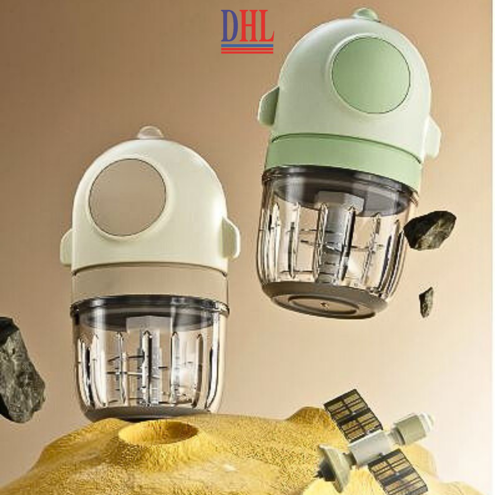 Máy xay mini Mitomo MT-350 cối thủy tinh 6 Lưỡi ,máy xay ăn dặm cho bé, xay thịt cháo sinh tố, tỏi ớt 300ml