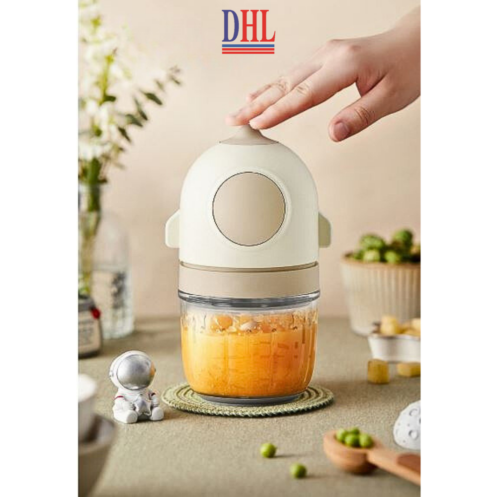 Máy xay mini Mitomo MT-350 cối thủy tinh 6 Lưỡi ,máy xay ăn dặm cho bé, xay thịt cháo sinh tố, tỏi ớt 300ml