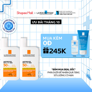 Bộ đôi kem chống nắng bảo vệ da khỏi tia UVA dài và UVB La Roche-Posay Anthelios UV Mune 400 50ml