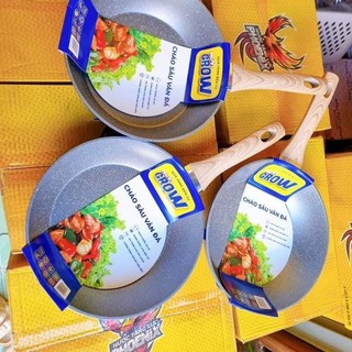 Chảo sâu vân đá greencook 26 cm- hkm nuvi