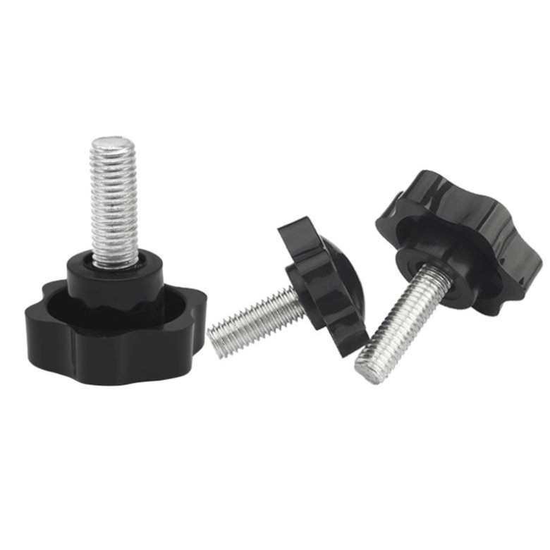 Núm vặn bông mai nhựa ren M4,đầu 25mm