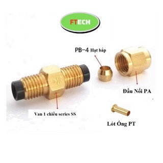 Phụ Kiện Cho Van Một Chiều, Nối Ống ( Ốc Nén, Đầu Nối Ra, Hạt Bắp, Lót Ống )