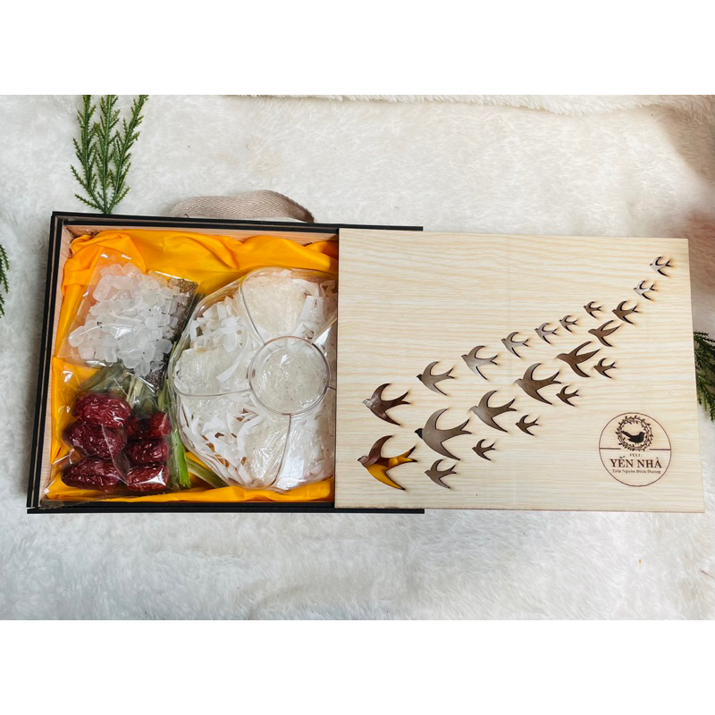 Yến mini sét 6 viên kèm nhiên liệu #quatet