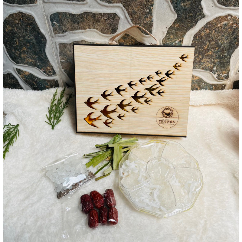 Yến mini sét 6 viên kèm nhiên liệu #quatet