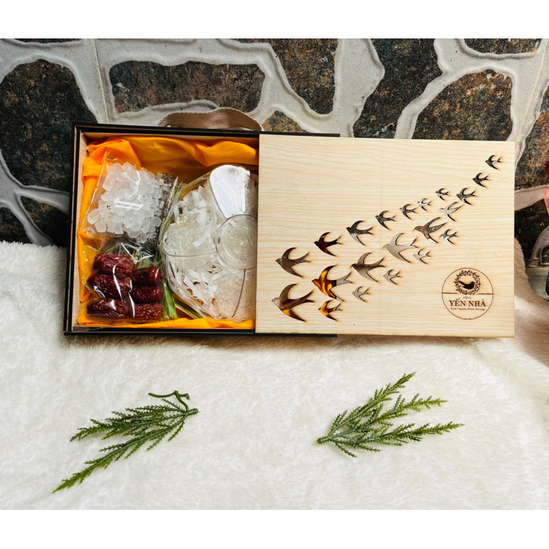 Yến mini sét 6 viên kèm nhiên liệu #quatet