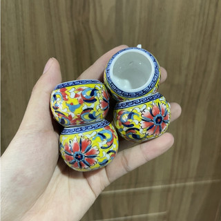 Cóng sứ chim Yến , Chòe Đất hàng Bát Tràng mẫu vẽ thủ công gắn sẵn tai