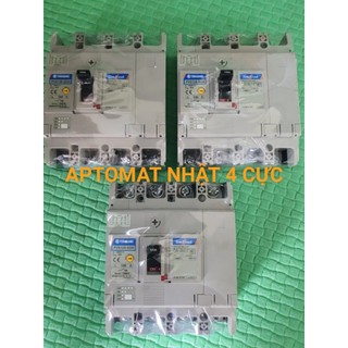 Mccb nhật bản 4 cực 100a 125a aptomat nhật