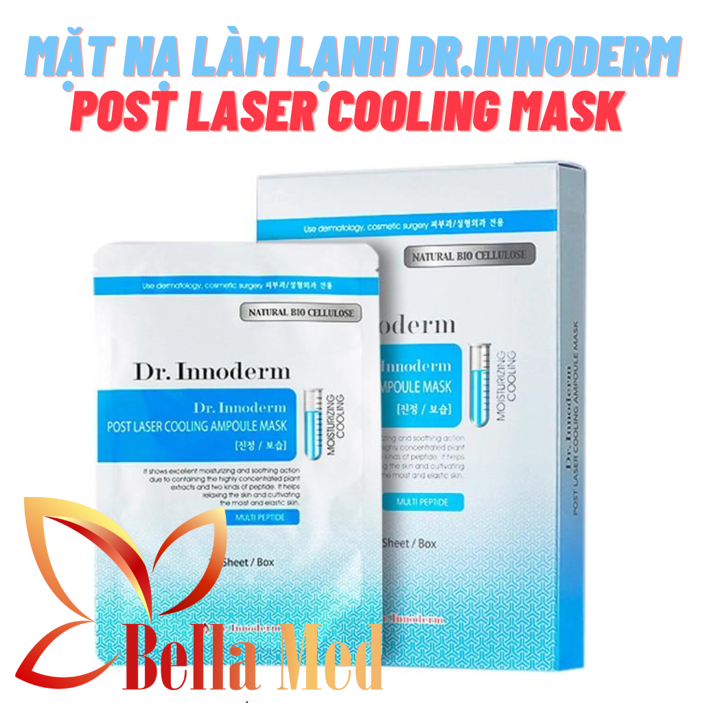 Mặt Nạ Làm Lạnh Dr.Innoderm Post Laser Cooling Mask Hàn Quốc. Dịu da tức thì