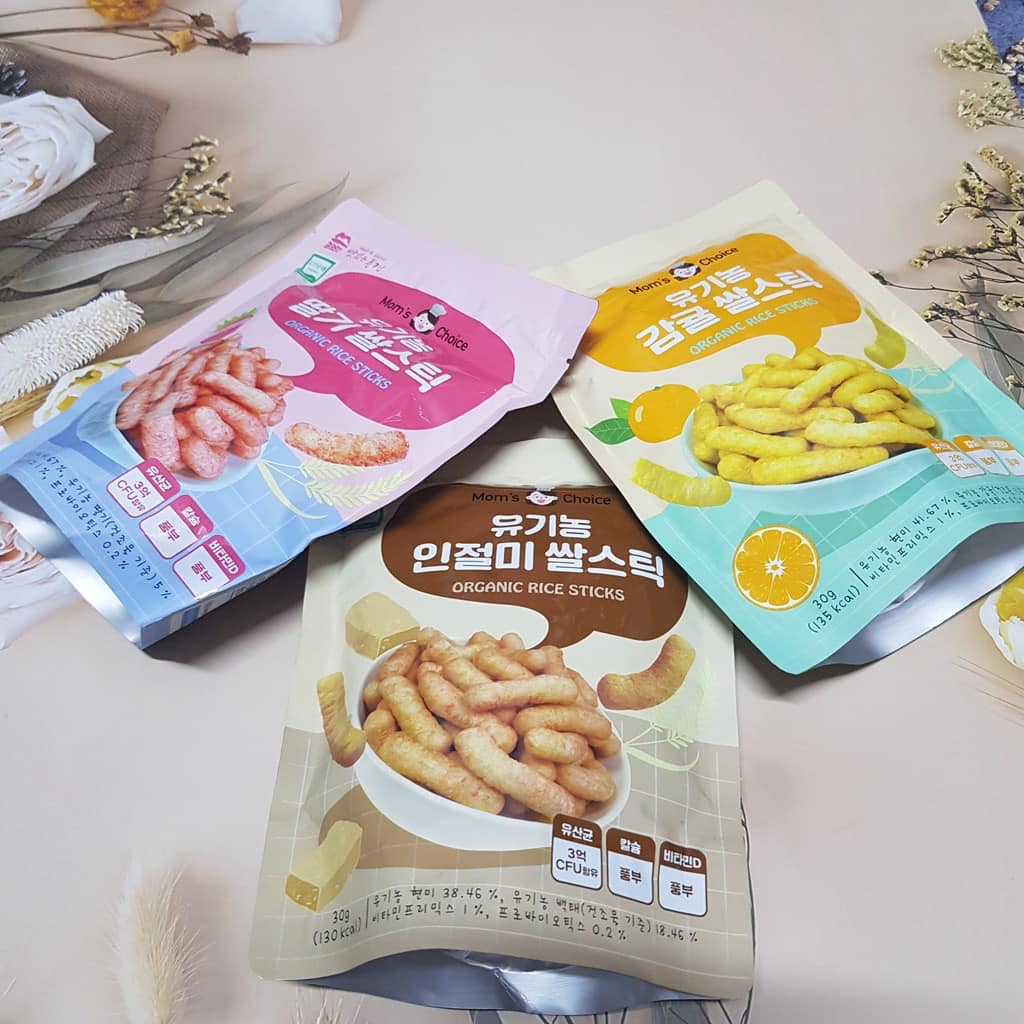 Bánh Gạo Que Mom's choice Bánh Ăn Dặm Mom's choice Cho Bé