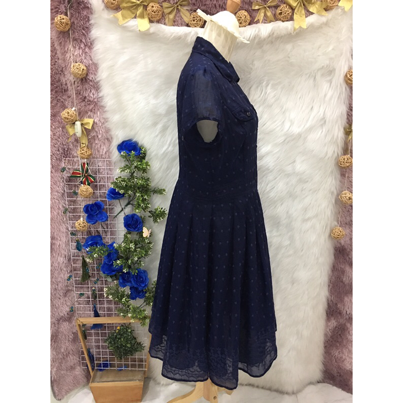 Đầm Voan Tơ CHÂTELAINE Cao Cấp 2 hand - Hàn Quốc- Size M