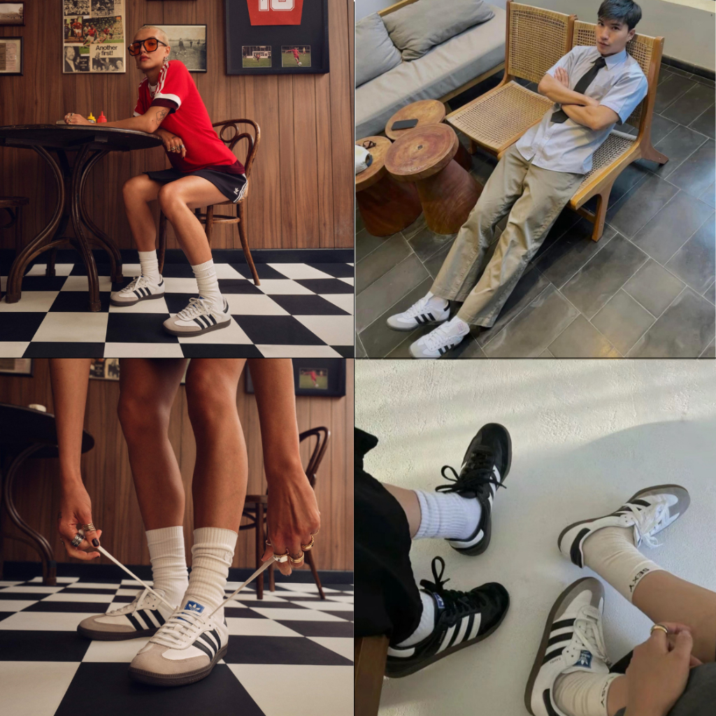Giày Thể Thao Adidas Samba phong cách Vintage dành cho nam nữ, giày Das samba đủ màu