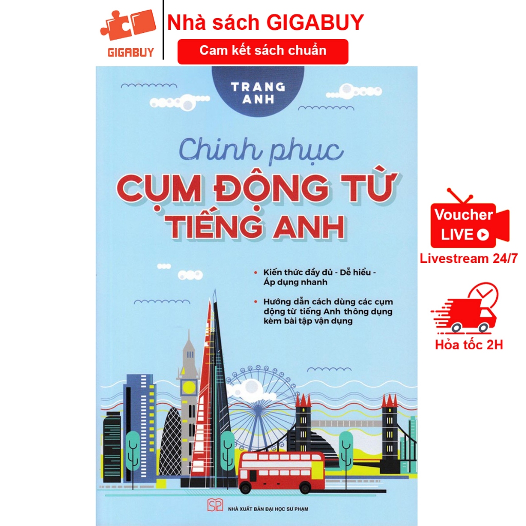 Sách tiếng Anh cô Trang Anh - Chinh phục cụm động từ tiếng Anh (Huy Hoàng)