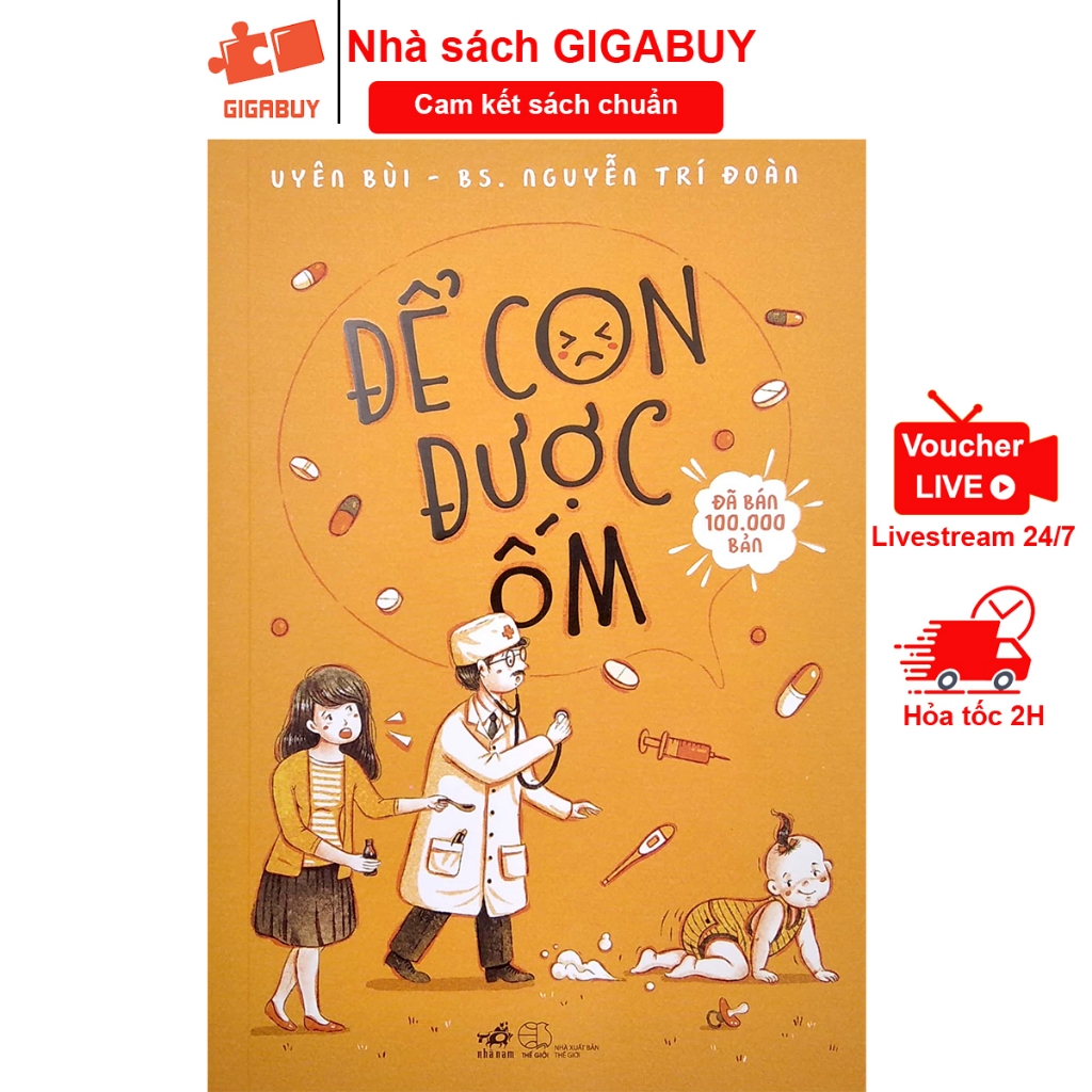 Sách - Để con được ốm (Nhã Nam)