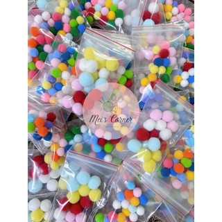 Hạt pom pom mix màu