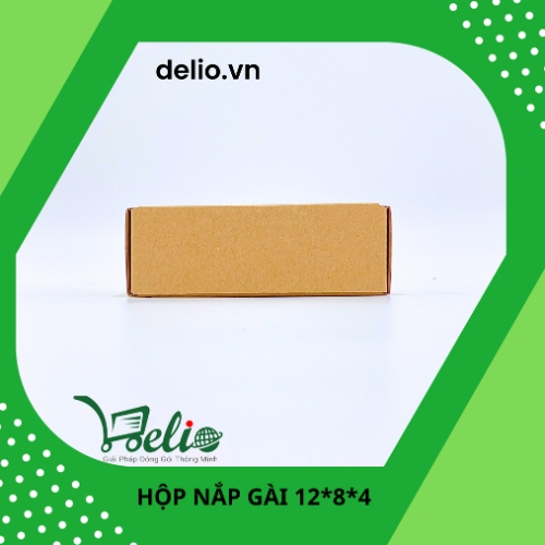 Combo 20 hộp giấy carton nắp gài KT 12x8x4, gói hàng, gói quần áo  - DELIO