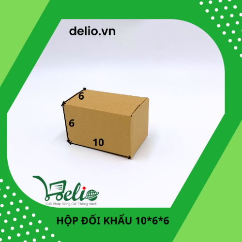 Hộp giấy carton KT 10x6x6 đóng hàng, gói hàng  - DELIO