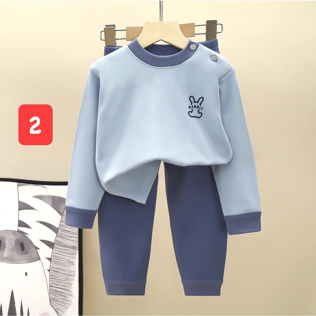 Bộ dài tay cotton cho bé trai, gái đủ size từ 8kg - 34kg