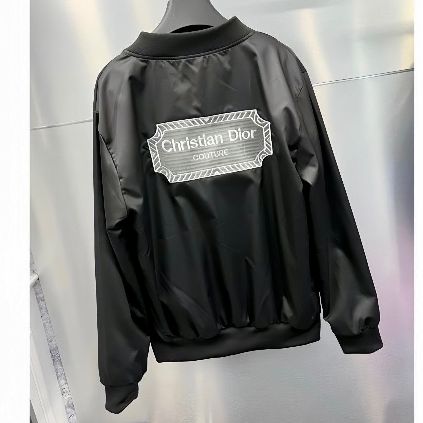 A11-Áo Khoác , Áo Khoác Bomber Christann Di.or Logo Thêu Lưng Cực Nét