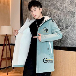 Áo Khoác Phao Nam Dáng Dài Mũ Lông Hàng Cao Cấp Siêu Mềm Siêu Ấm