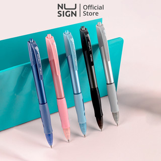 Bút bi nước mực gel bấm 0.5mm Deli - mực đen nhanh khô, viết đều, trơn tru, chất lượng cao - Màu ngẫu nhiên - S08-B