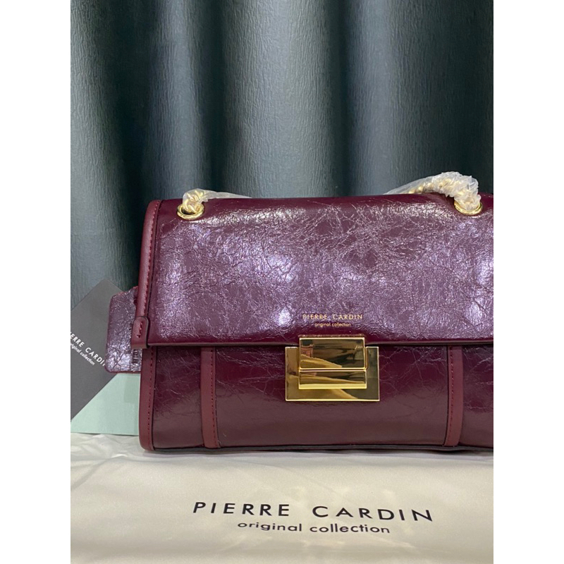 Túi hiệu PIERECARDIN của Pháp da thật hàng chính hãng