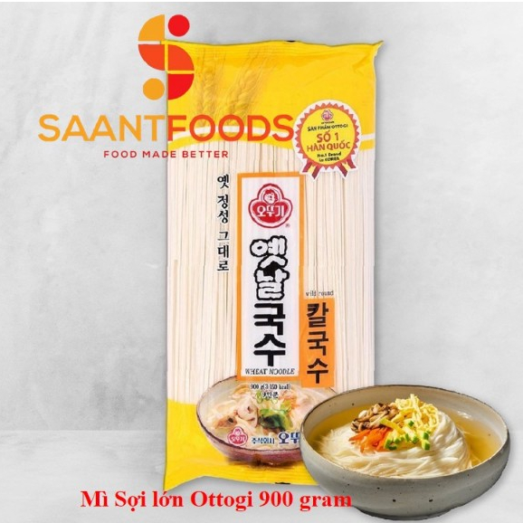 Mì Sợi Nhỏ/Mì Sợi Lớn Ottogi - 900 gram
